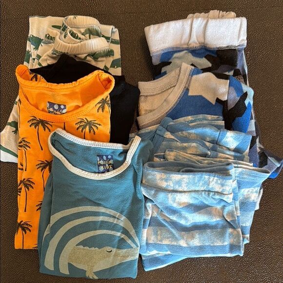 Kickee Pants & other brands Kids Pajama Sets - Multicolor size 6 - Picture 1 of 7